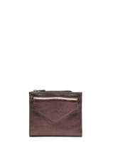 Coin Purse Leather Etincelle Irise Etrier Brown etincelle irisee EETI810